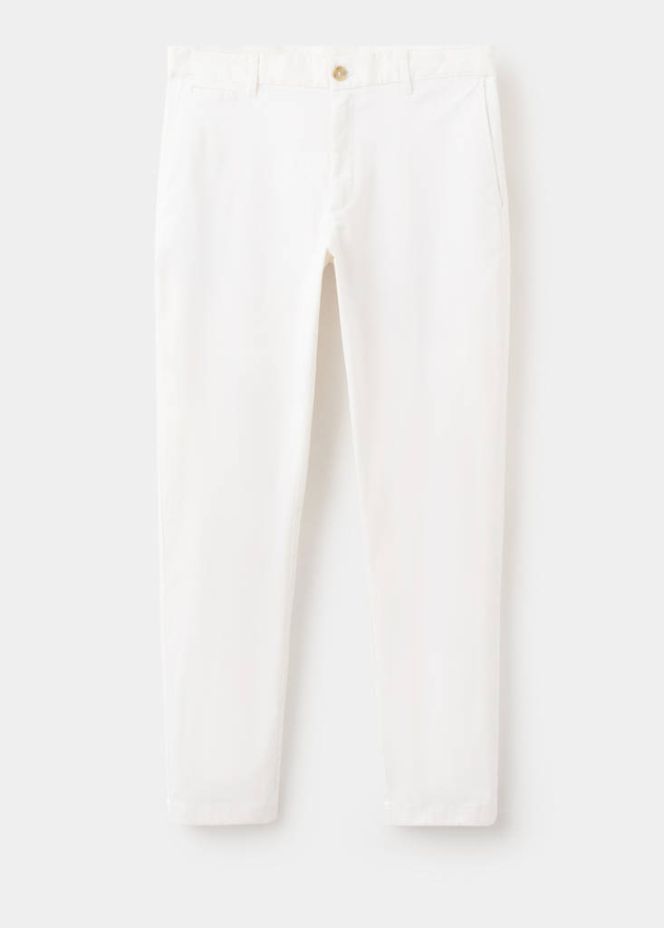 Prato cropped tapered chino trousers — Off White