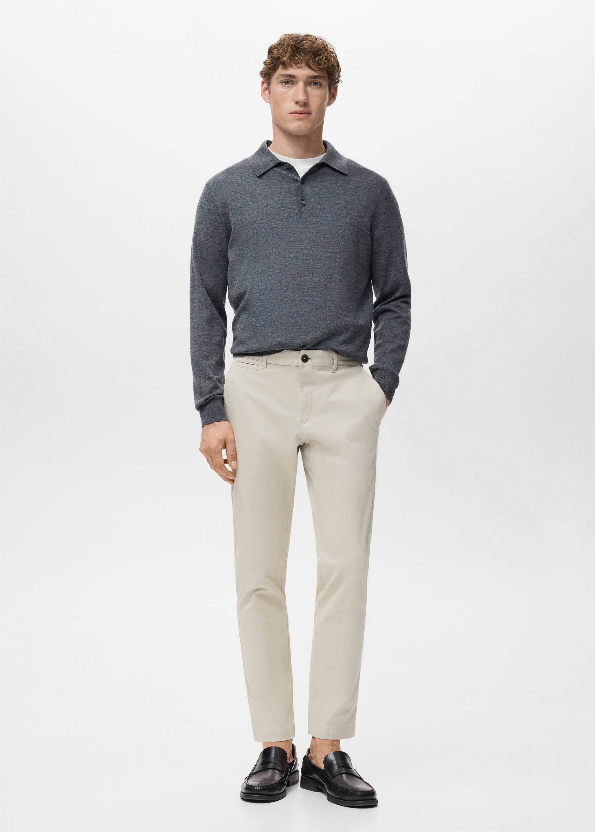 Tapered-Chinohose Prato in Cropped-Länge - Allgemeine Ansicht