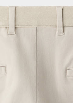 Prato cropped tapered chino trousers — Ecru 9