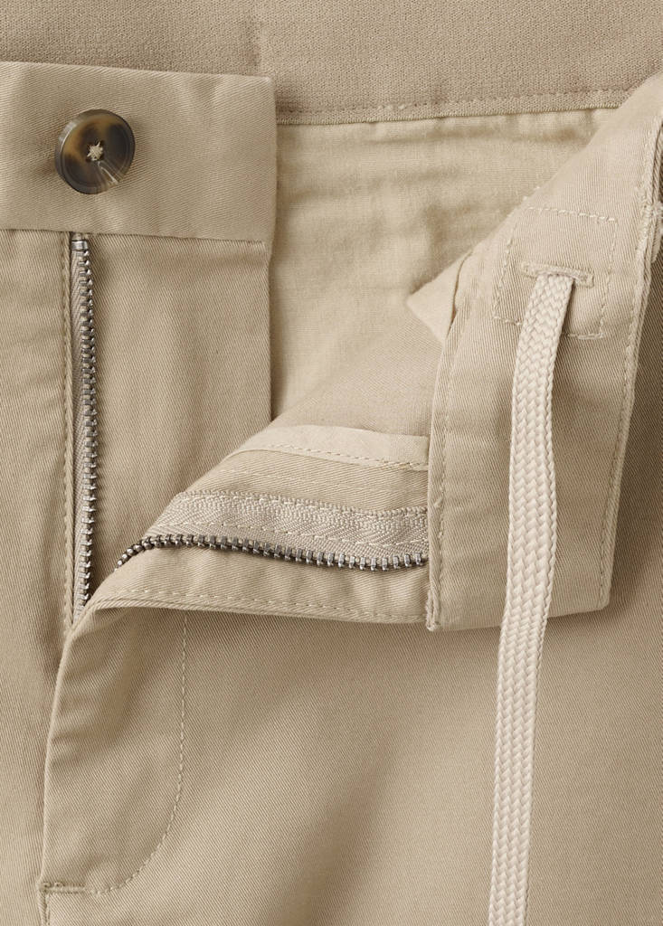 Prato cropped tapered chino trousers — Beige