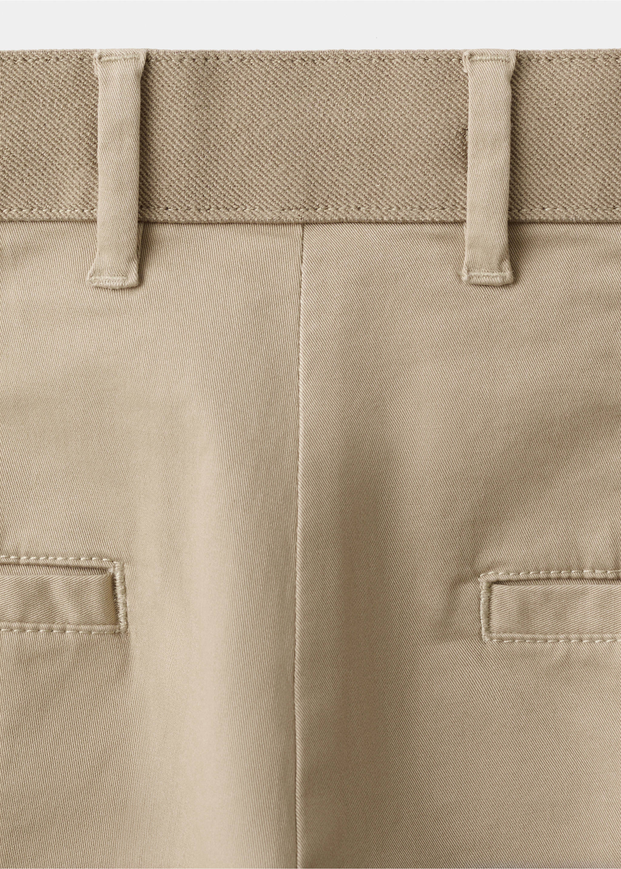 Παντελόνι Prato chino cropped tappered - Λεπτομέρεια του προϊόντος 0, Μπεζ . Ref: 37061332-00.