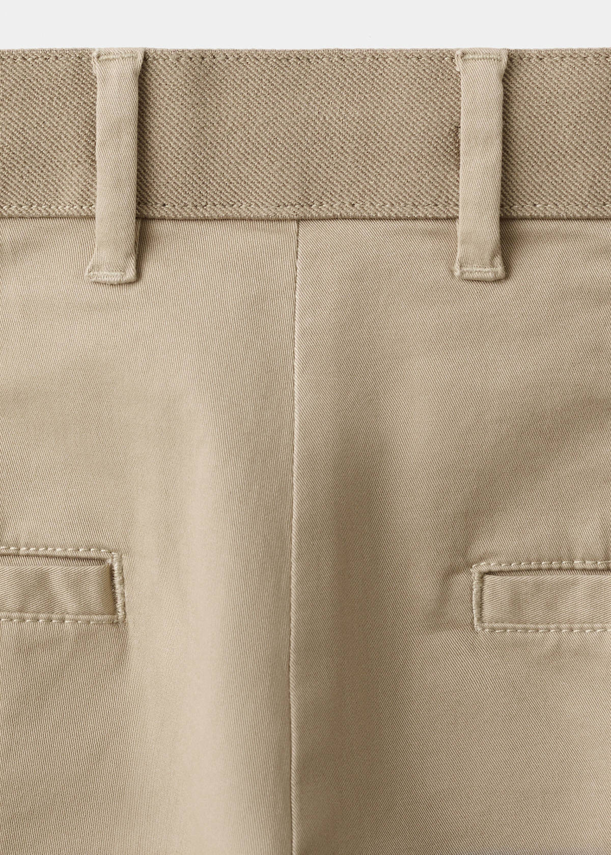 Prato cropped tapered chino trousers — Beige