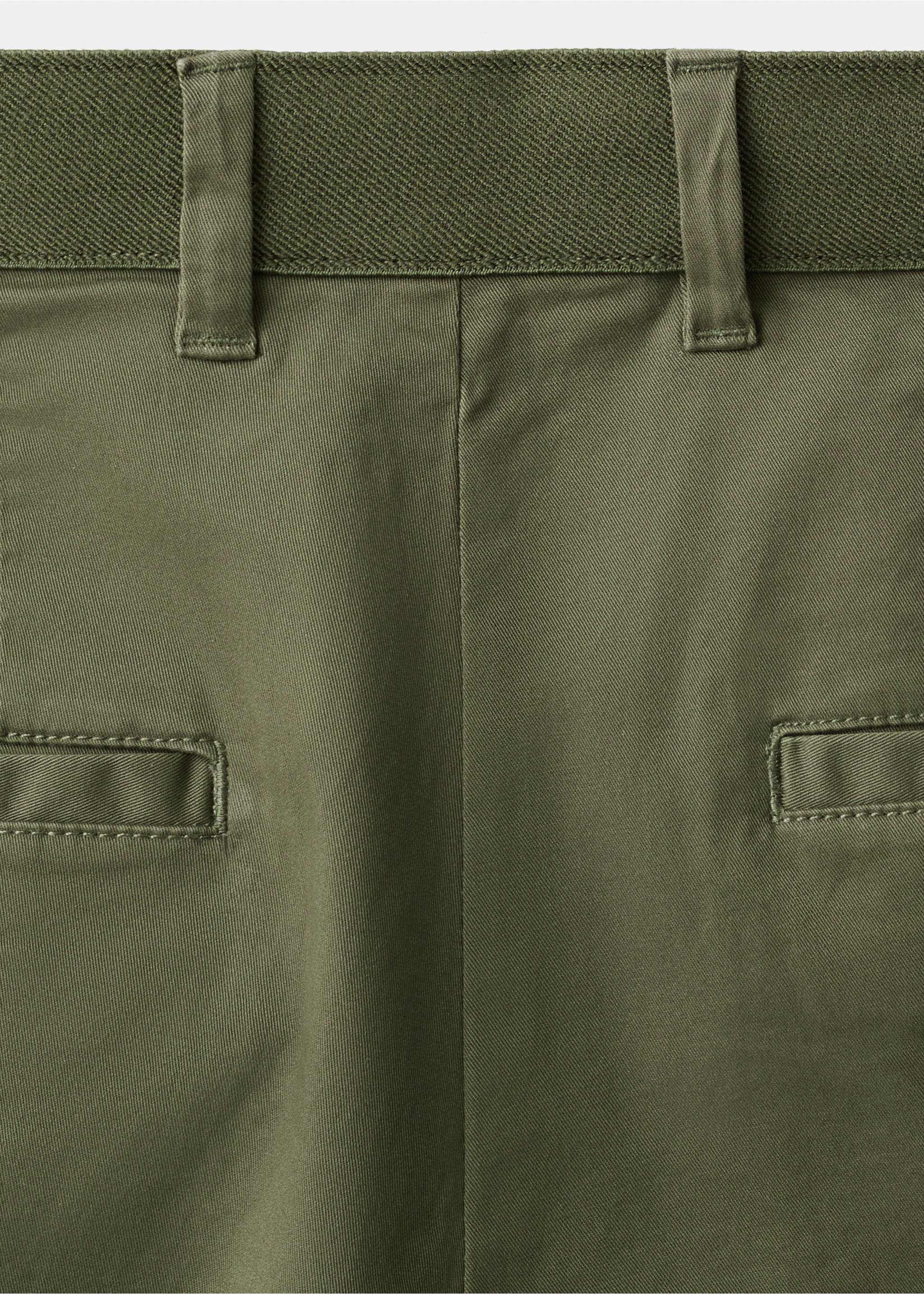 Pantalón Prato chino cropped tappered - Detalle del artículo 0, Khaki. Ref: 37061332-00.