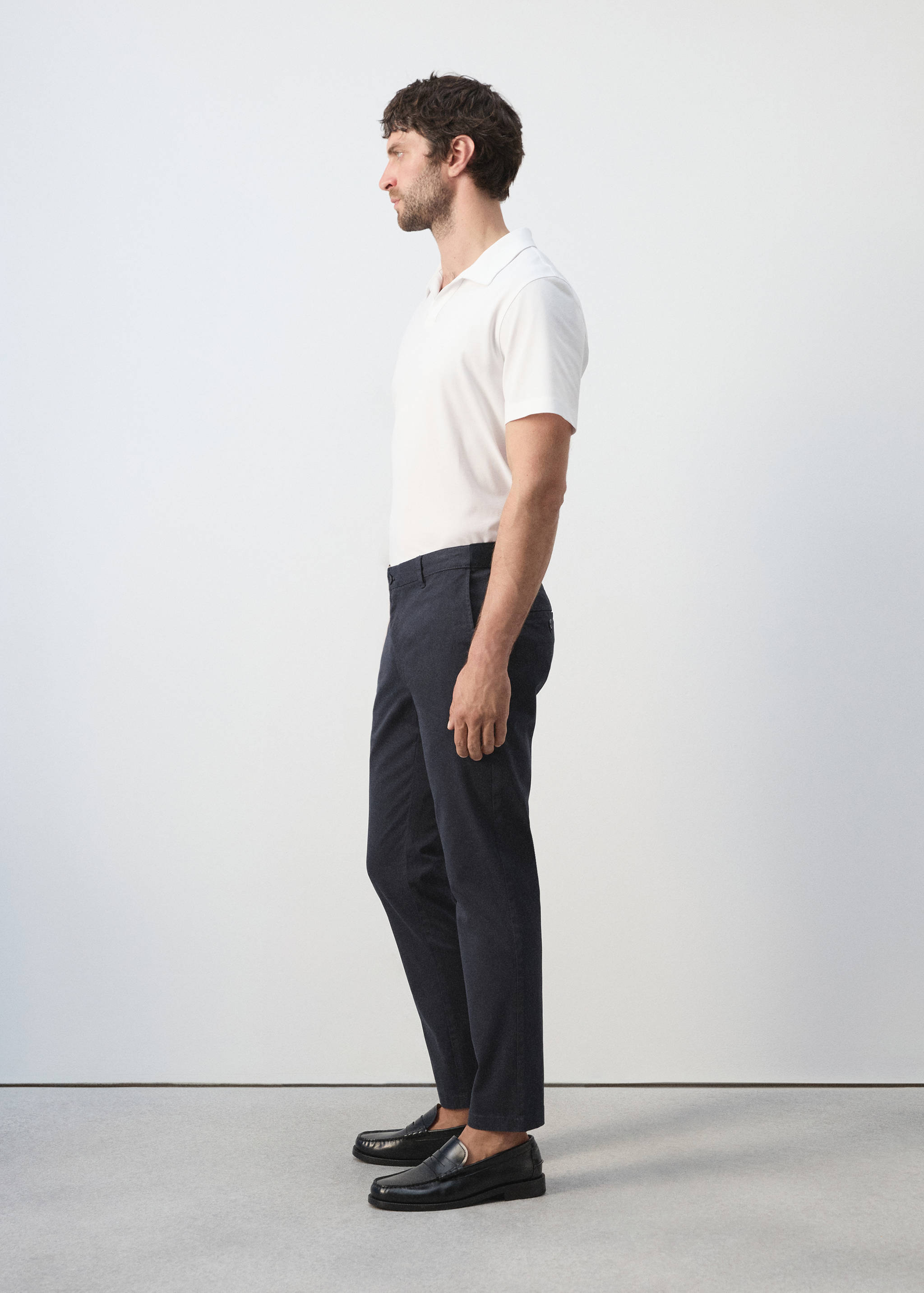 Prato cropped tapered chino trousers - Details of the article 2