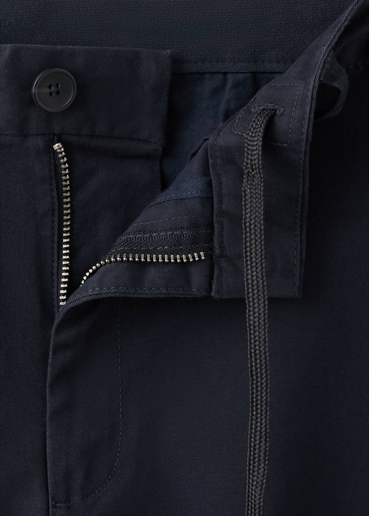 Prato cropped tapered chino trousers — Dark Navy