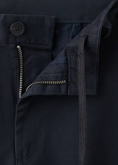 Prato cropped tapered chino trousers — Dark Navy 8