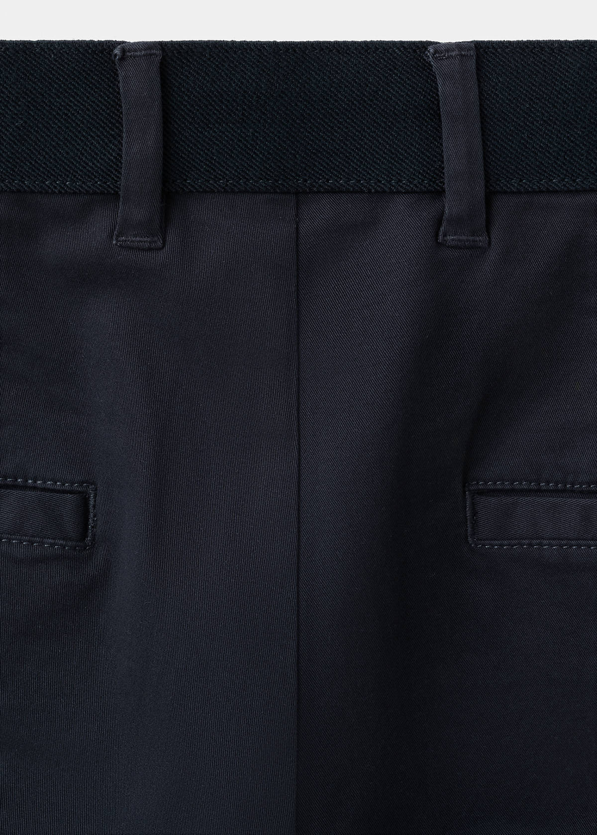 Prato cropped tapered chino trousers — Dark Navy