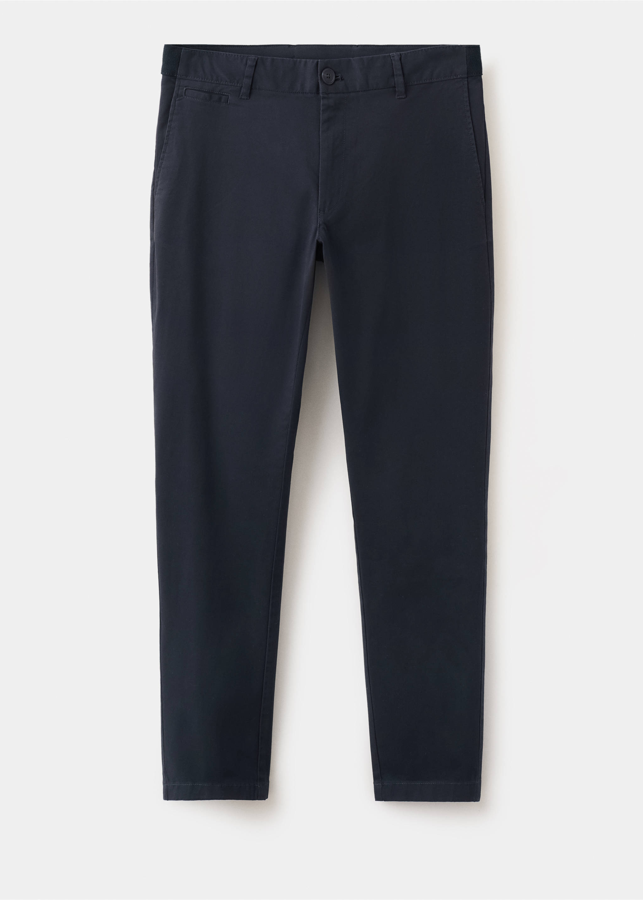 Tapered-Chinohose Prato in Cropped-Länge - Artikel ohne Model, Dunkles Marineblau. Ref: 37061332-00.