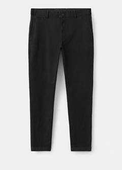 Prato cropped tapered chino trousers — Black 6