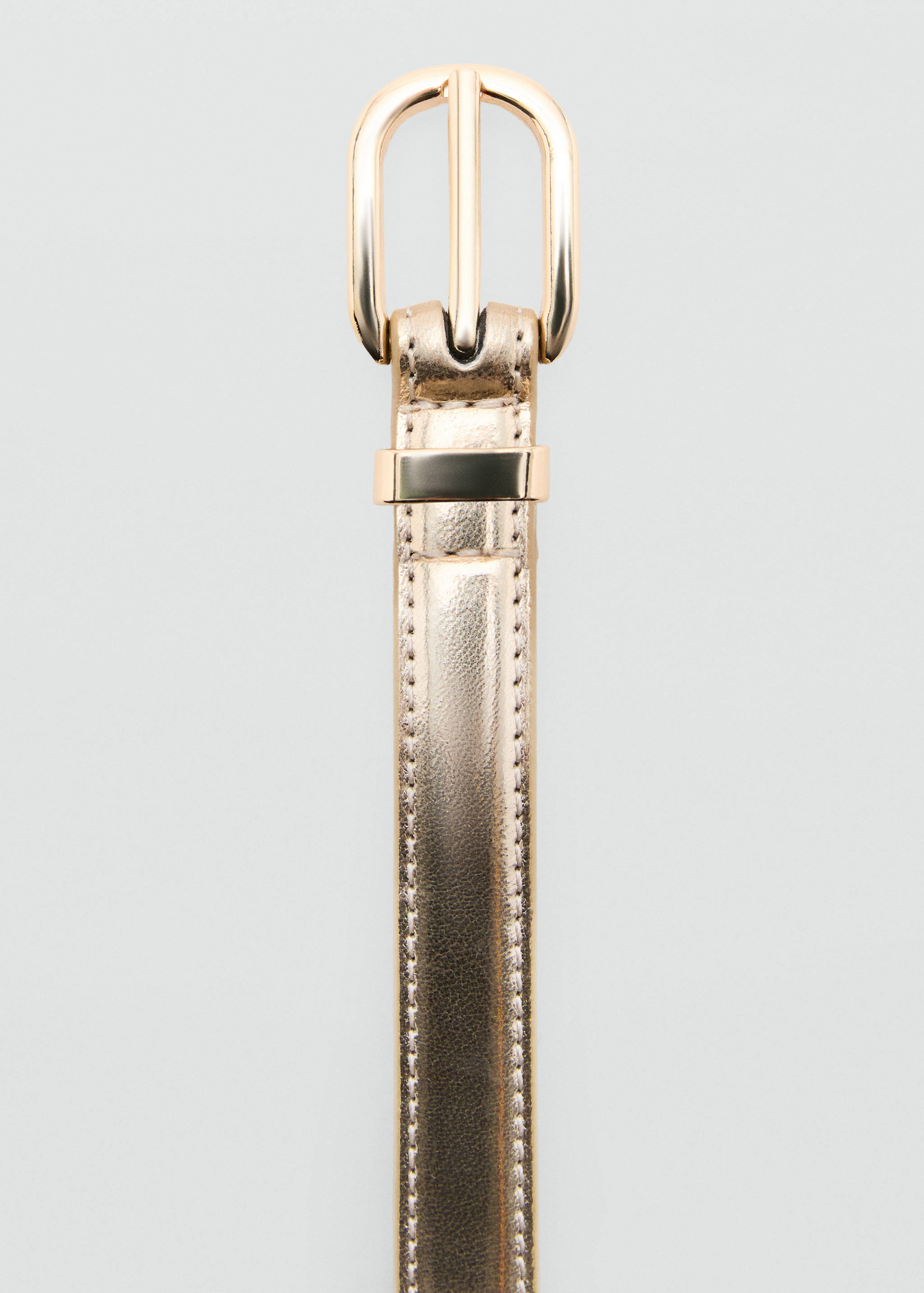 Buckle metallic belt - Medium plane