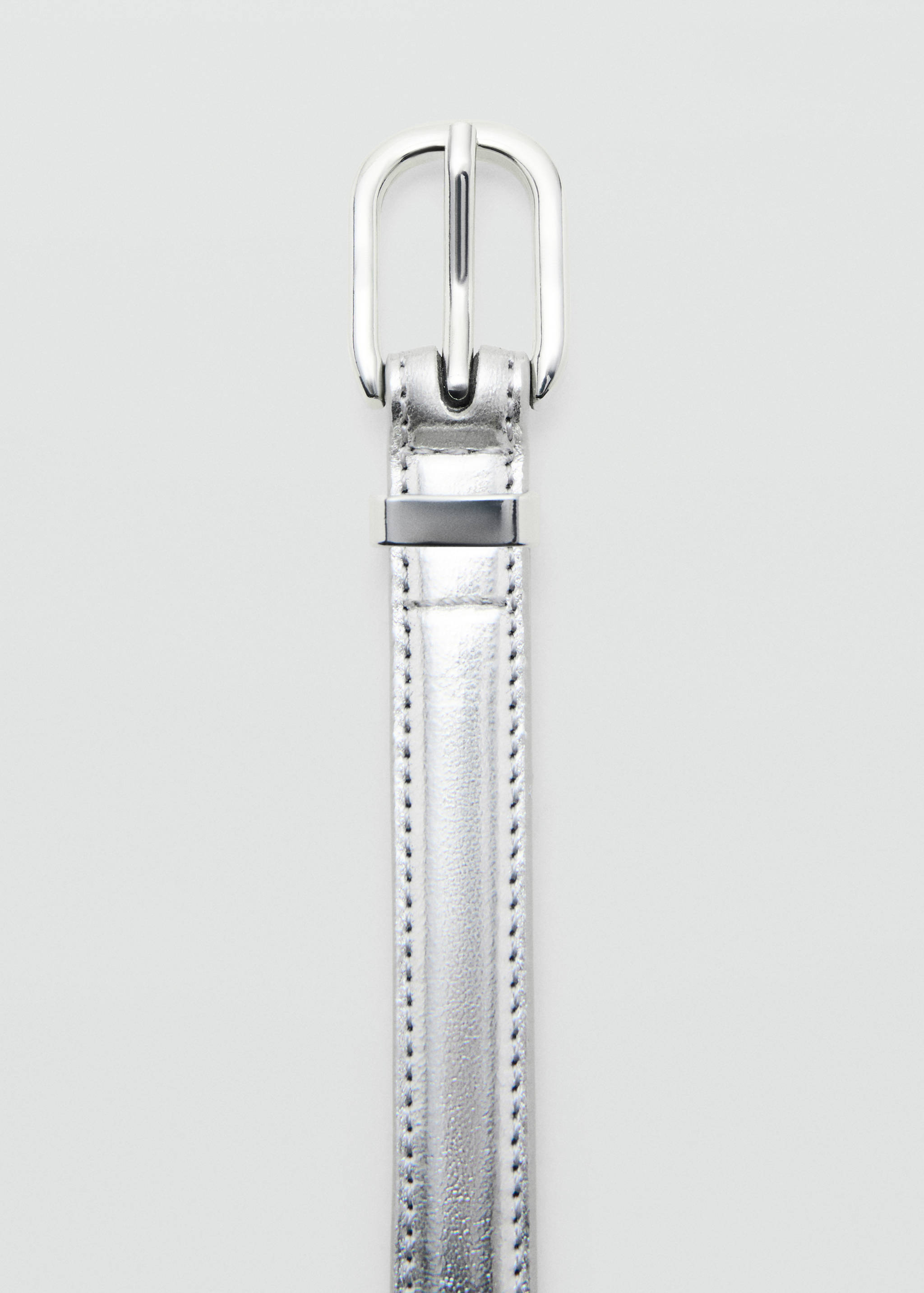 Buckle metallic belt - Medium plane