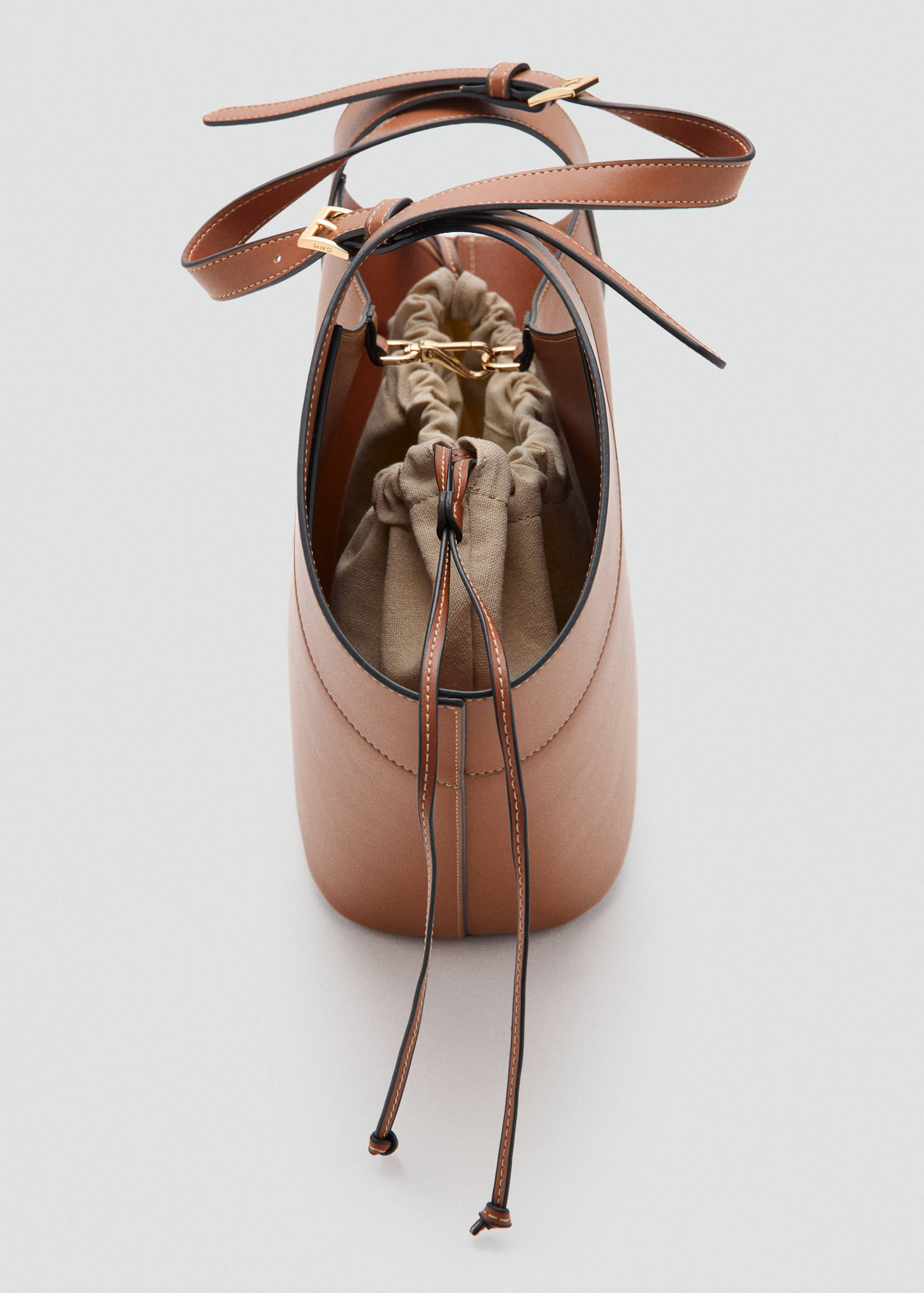 Grand sac porté épaule effet cuir - Détail de l'article 3