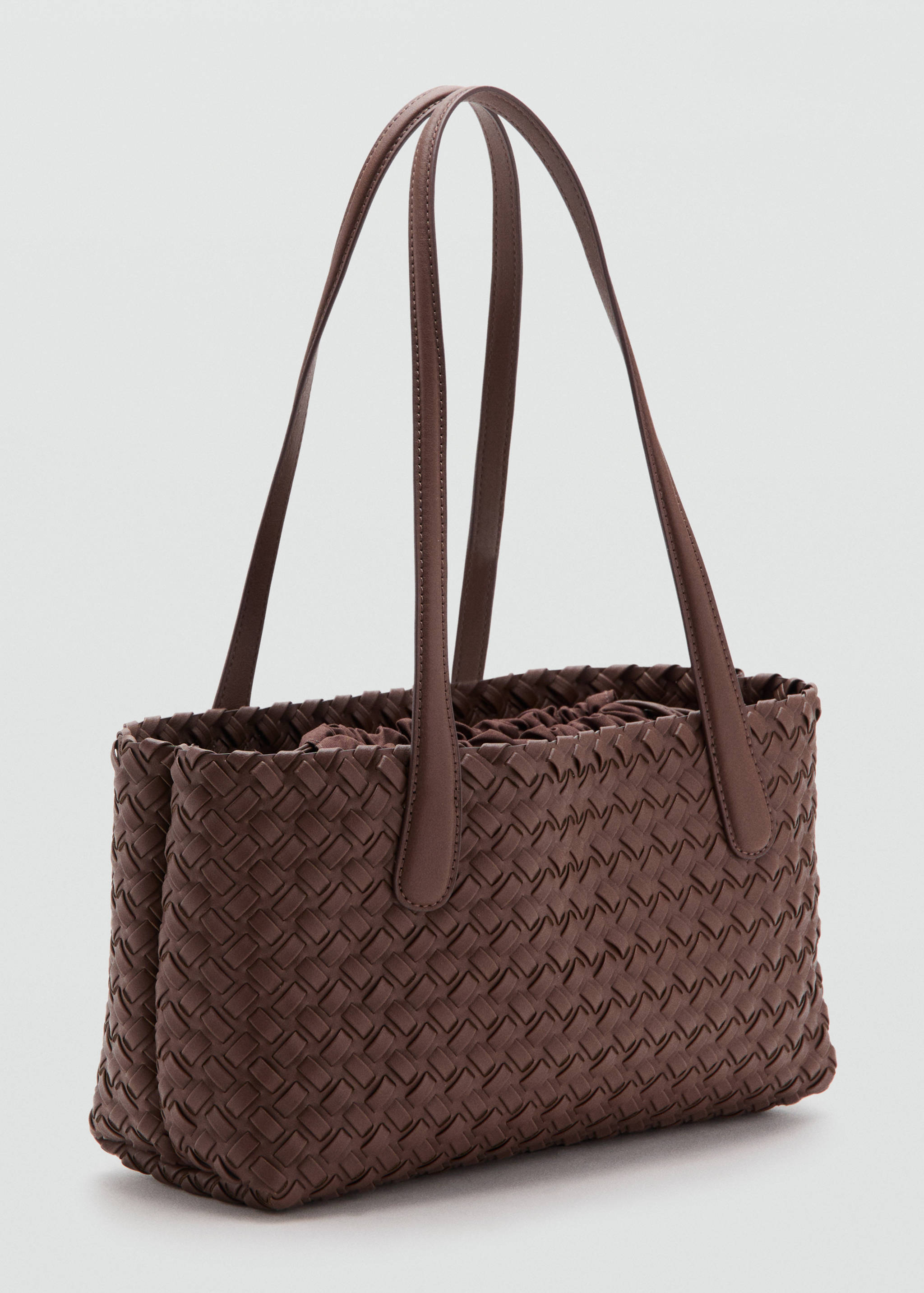 Braided tote bag - Medium plane