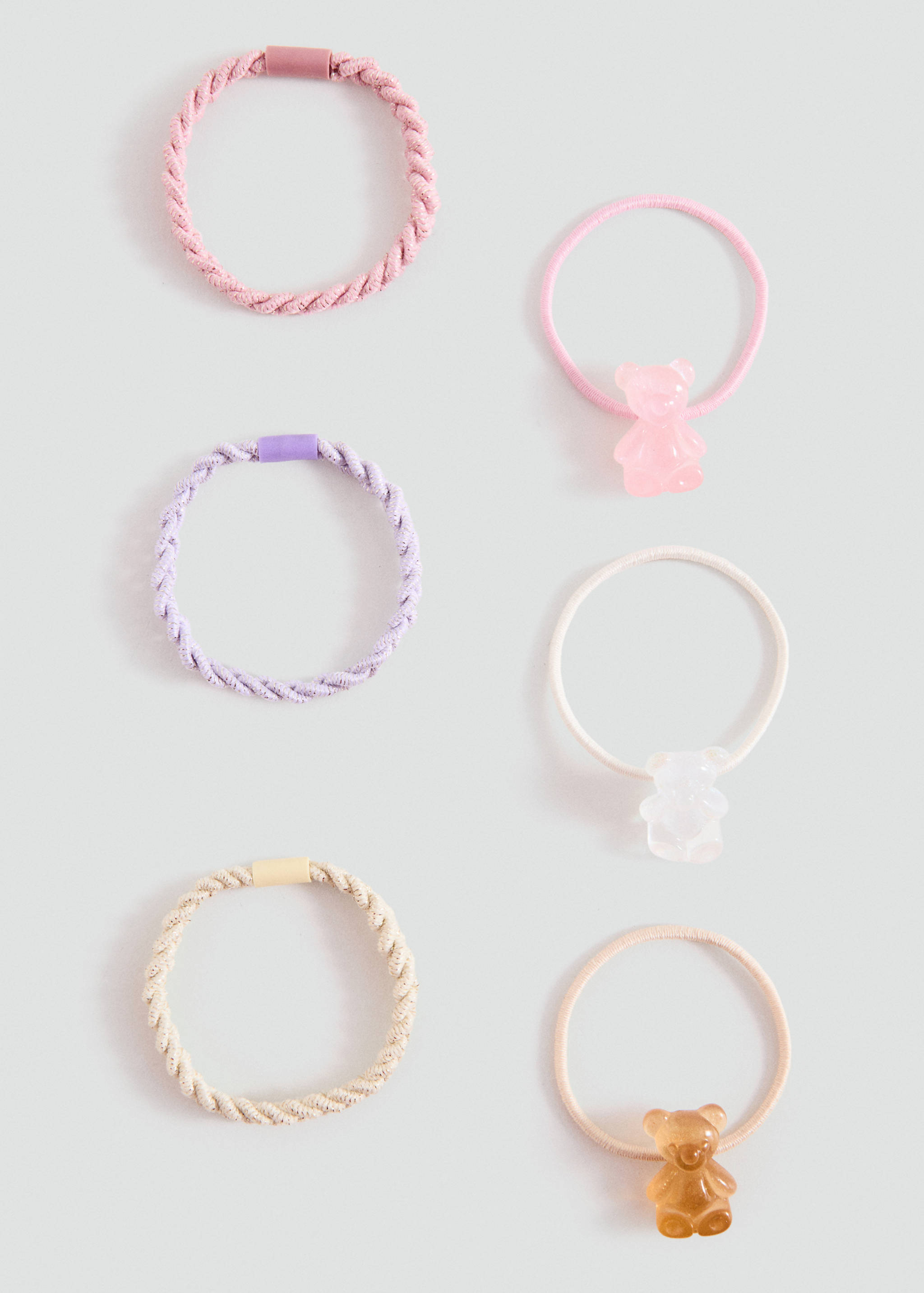 Lot 6 élastiques cheveux - Article sans modèle