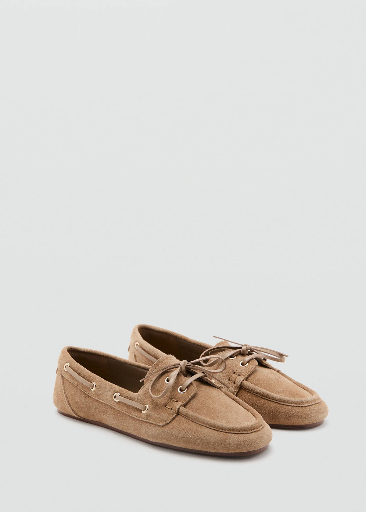 Suede driving shoes — Sand
