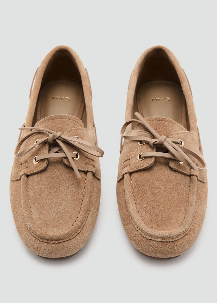 Suede driving shoes — Sand