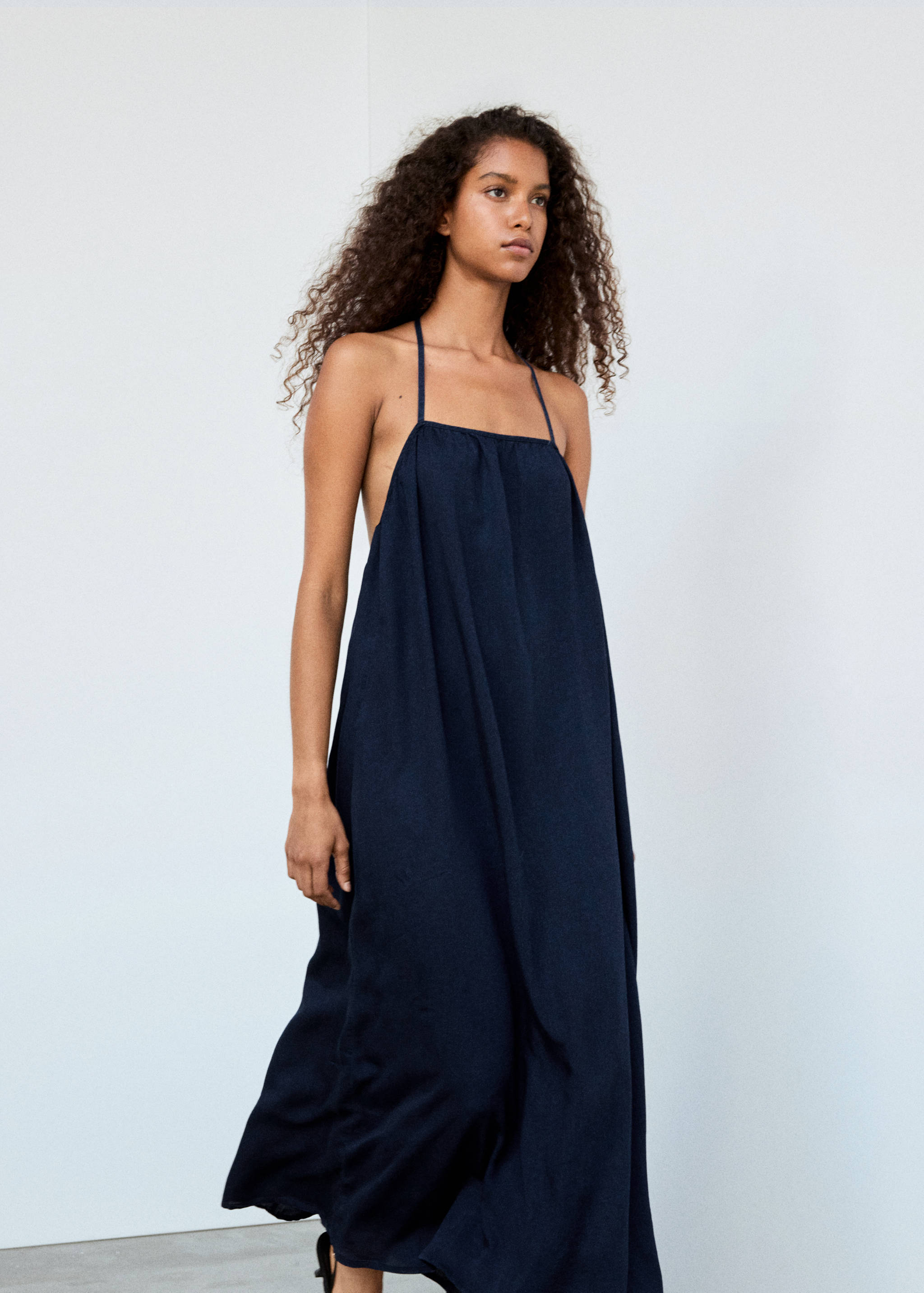 Open-back lyocell dress - Details of the article 4