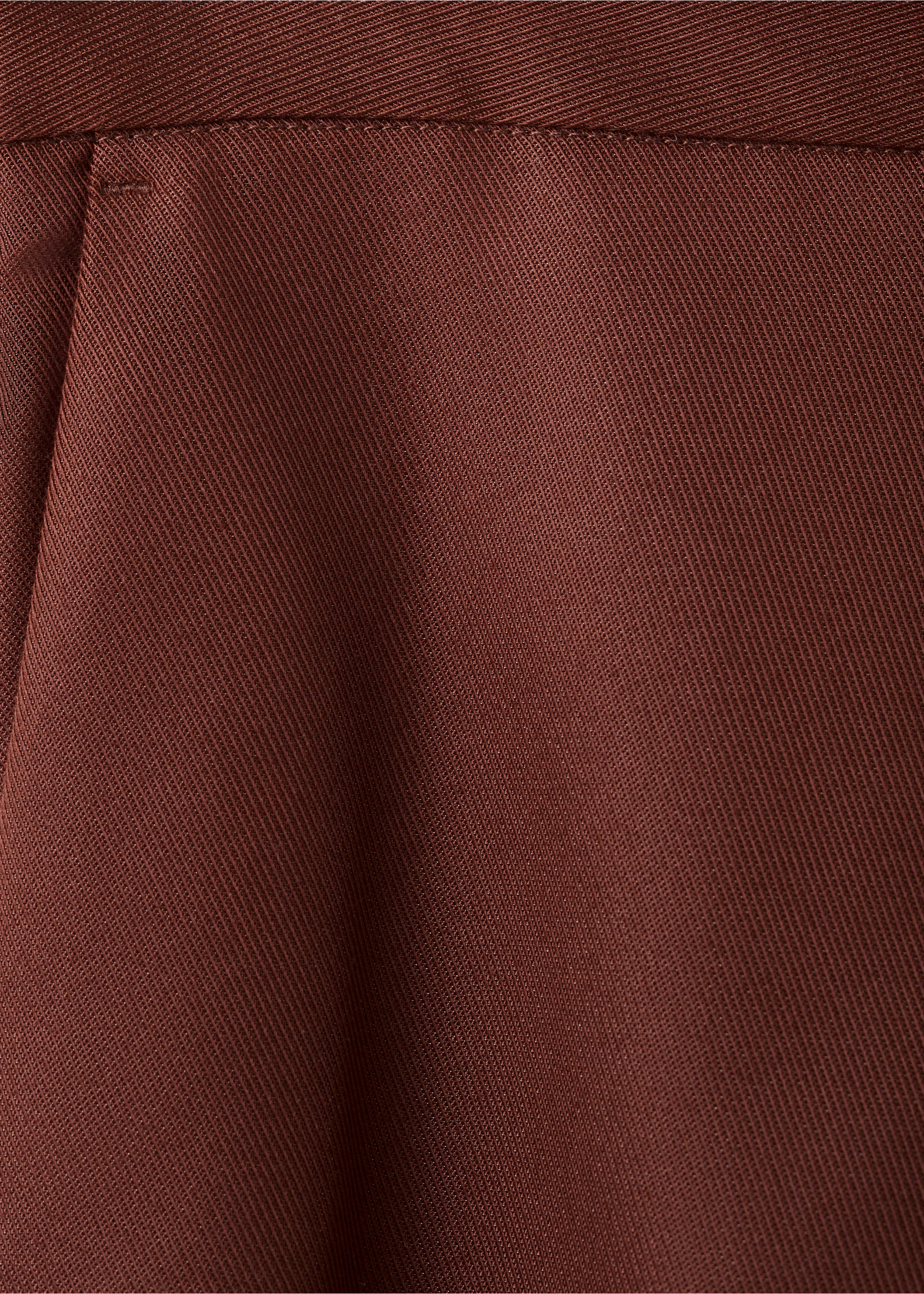 Pantalon lyocell taille haute - Détail de l'article 0, Orange brûlé. Ref: 37061348-00.
