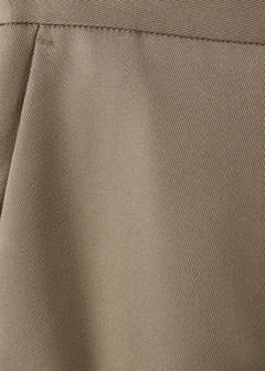 High-waisted lyocell trousers — Khaki 9