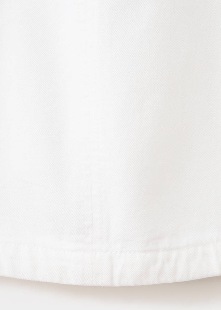 Studded open-back halter top — White