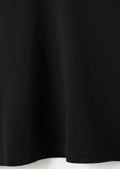 V-neck cotton T-shirt — Black 10