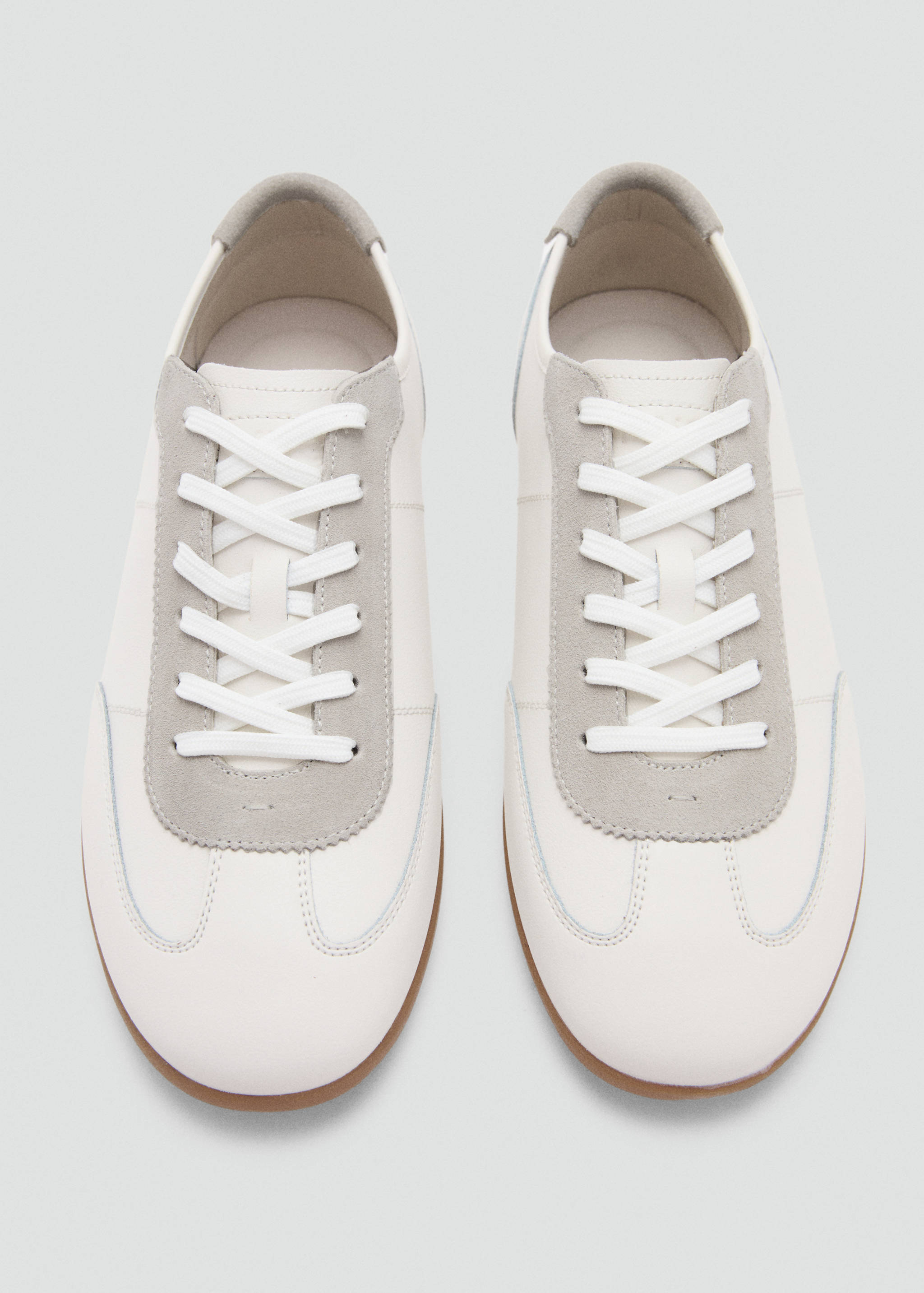 Leather mixed sneakers - Details of the article 2
