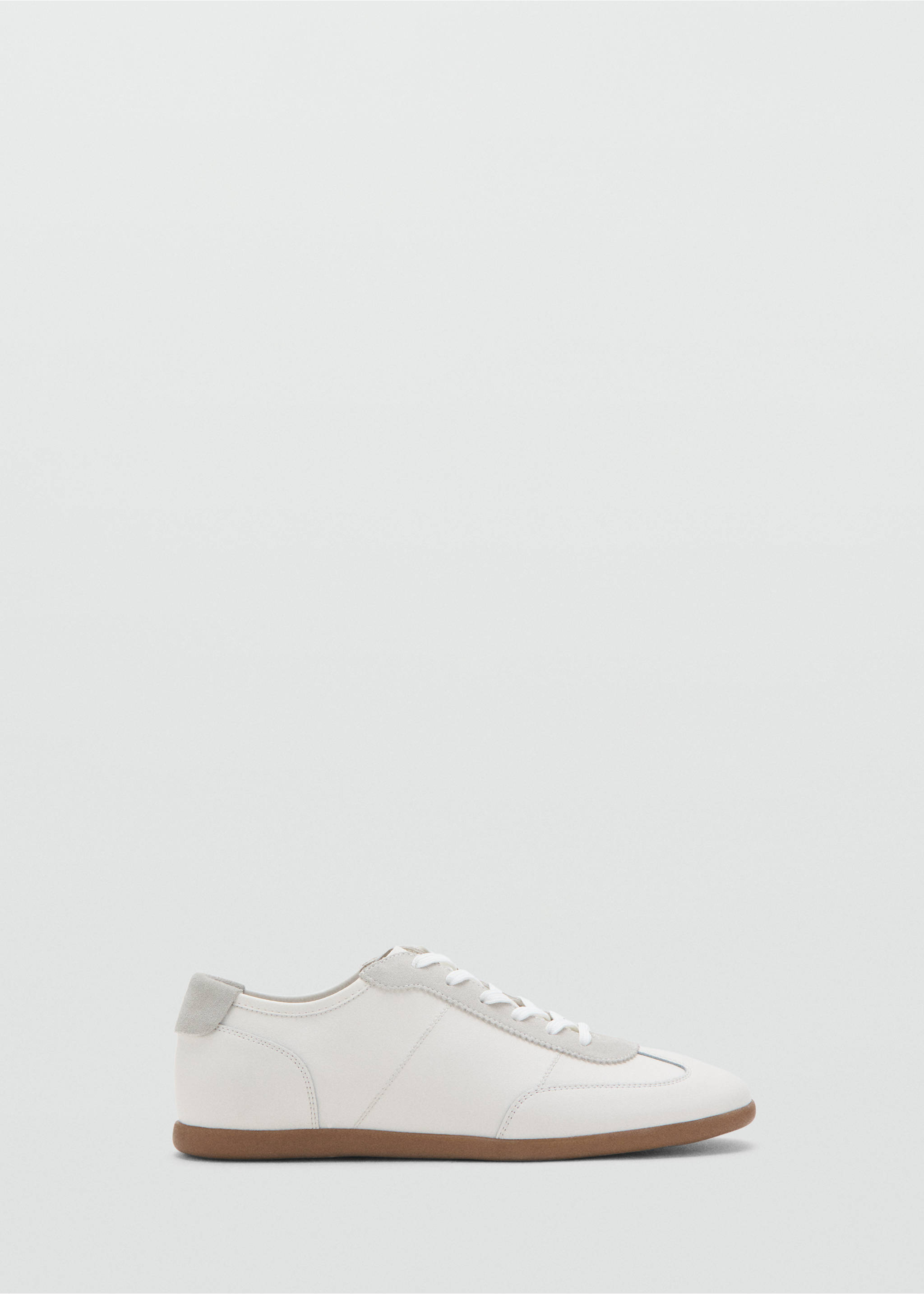 Leather mixed sneakers - Article without model, White. Ref: 37061357-00.