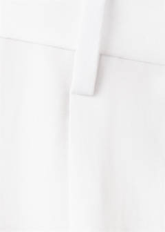 Lyocell-linen blend slim fit suit trousers — White 9