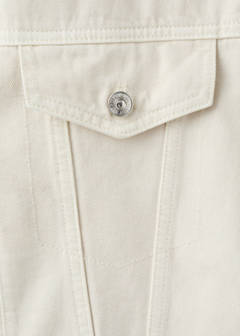 Pockets denim jacket — Ecru 6