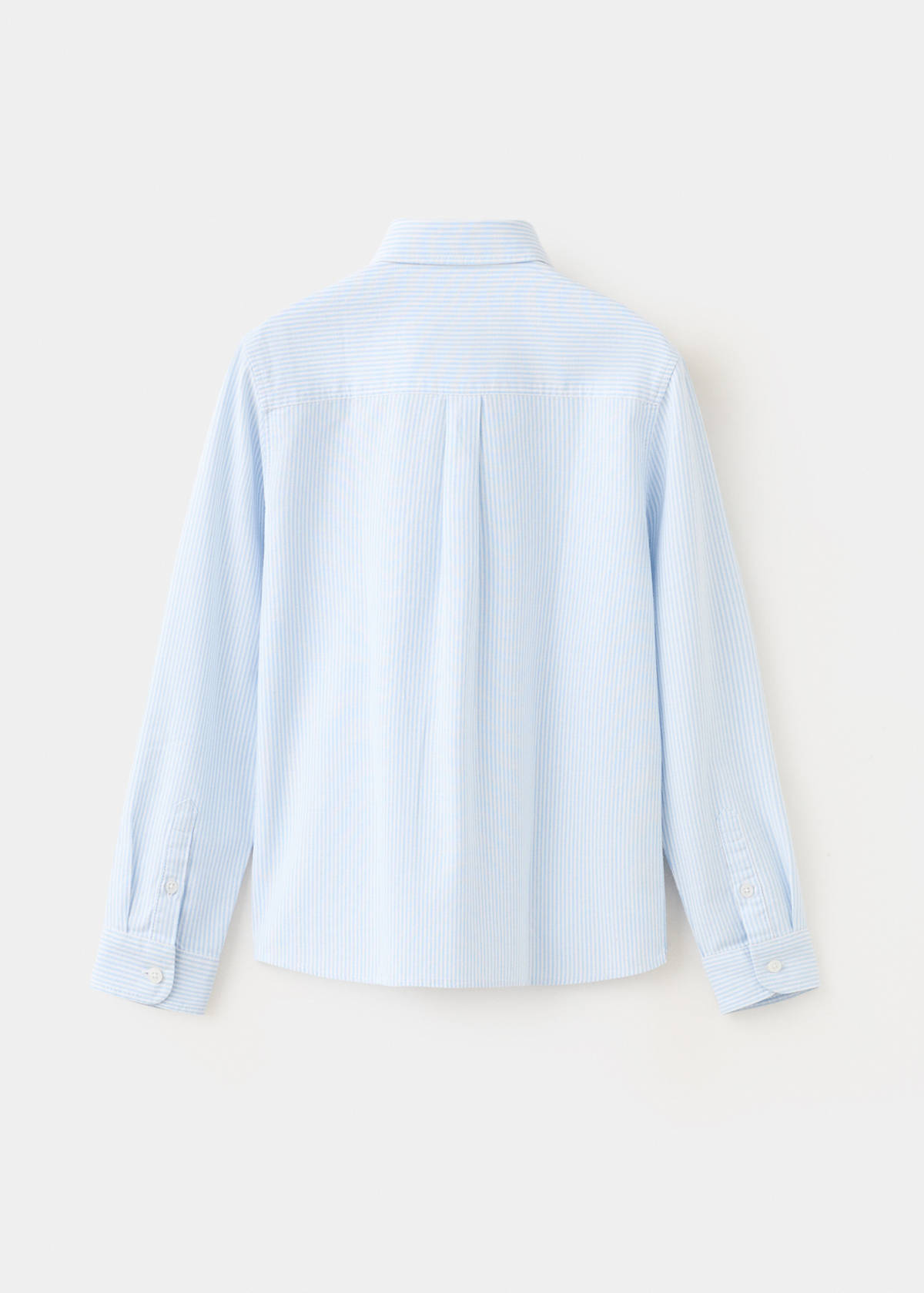 Striped Oxford shirt — Sky Blue