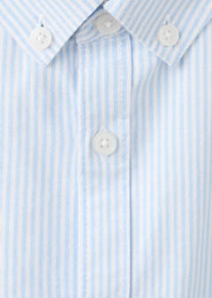 Striped Oxford shirt — Sky Blue 5