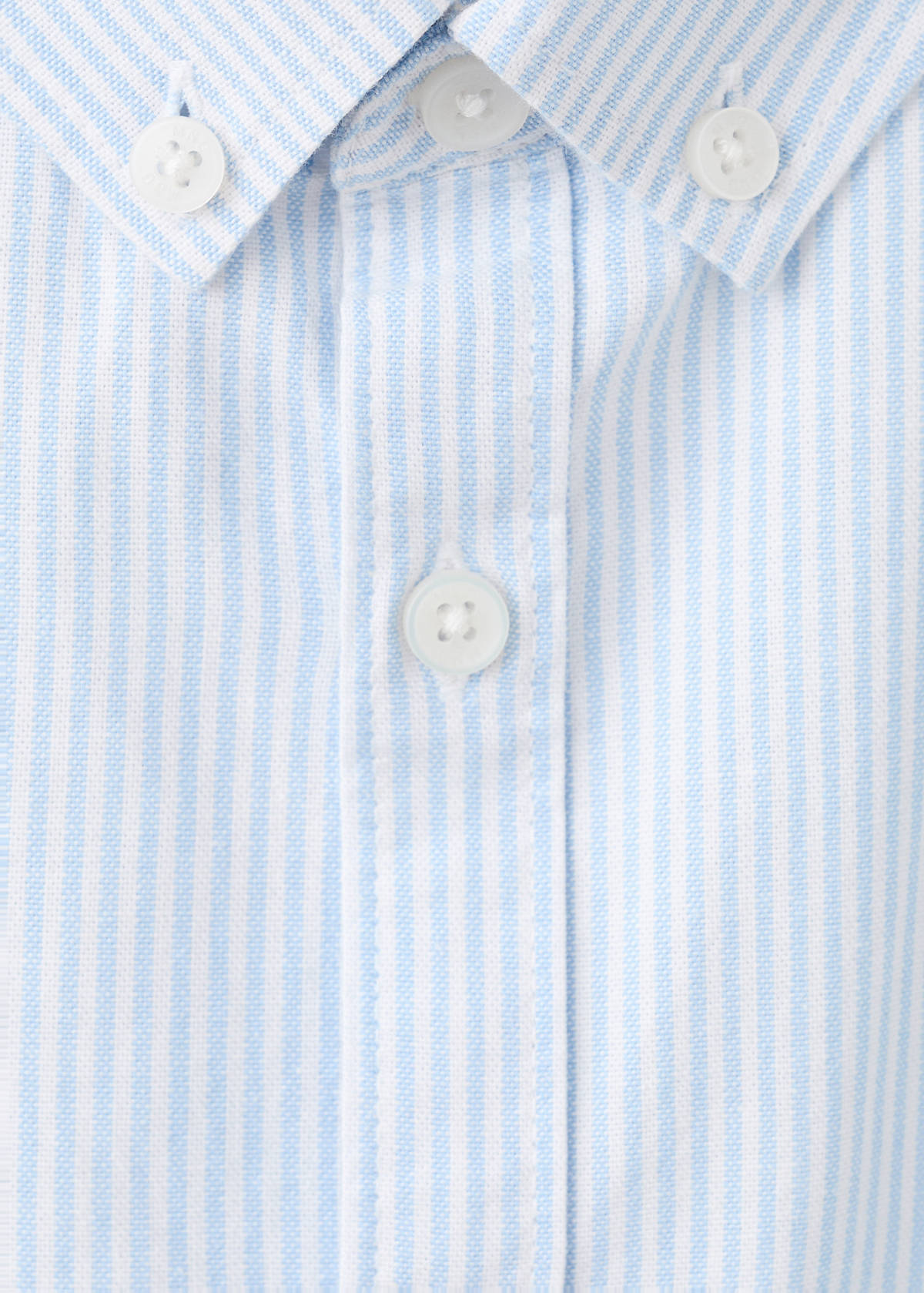 Striped Oxford shirt — Sky Blue
