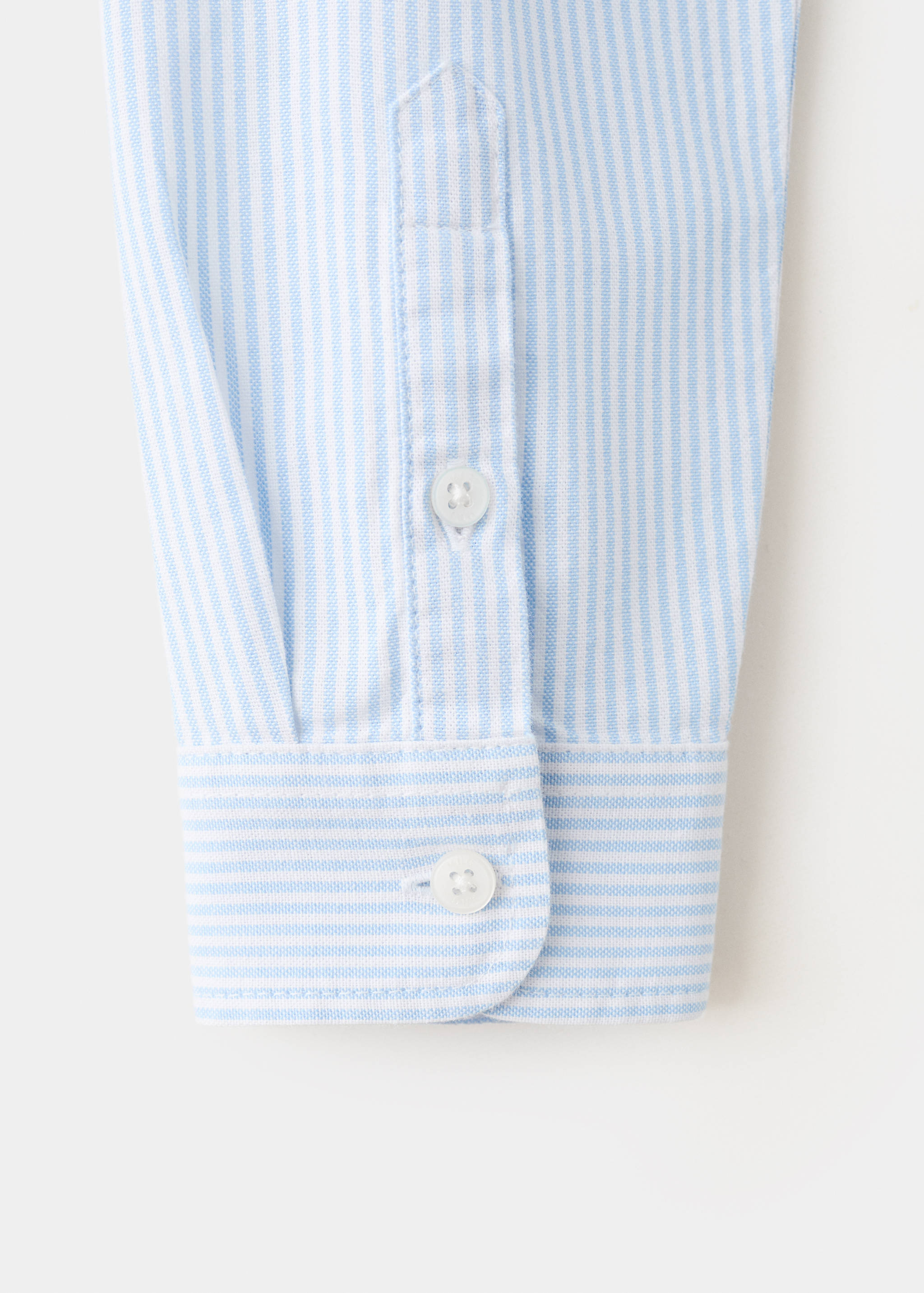 Striped Oxford shirt - Details of the article 0