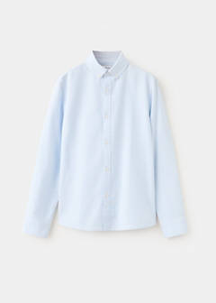 Striped Oxford shirt — Sky Blue 3