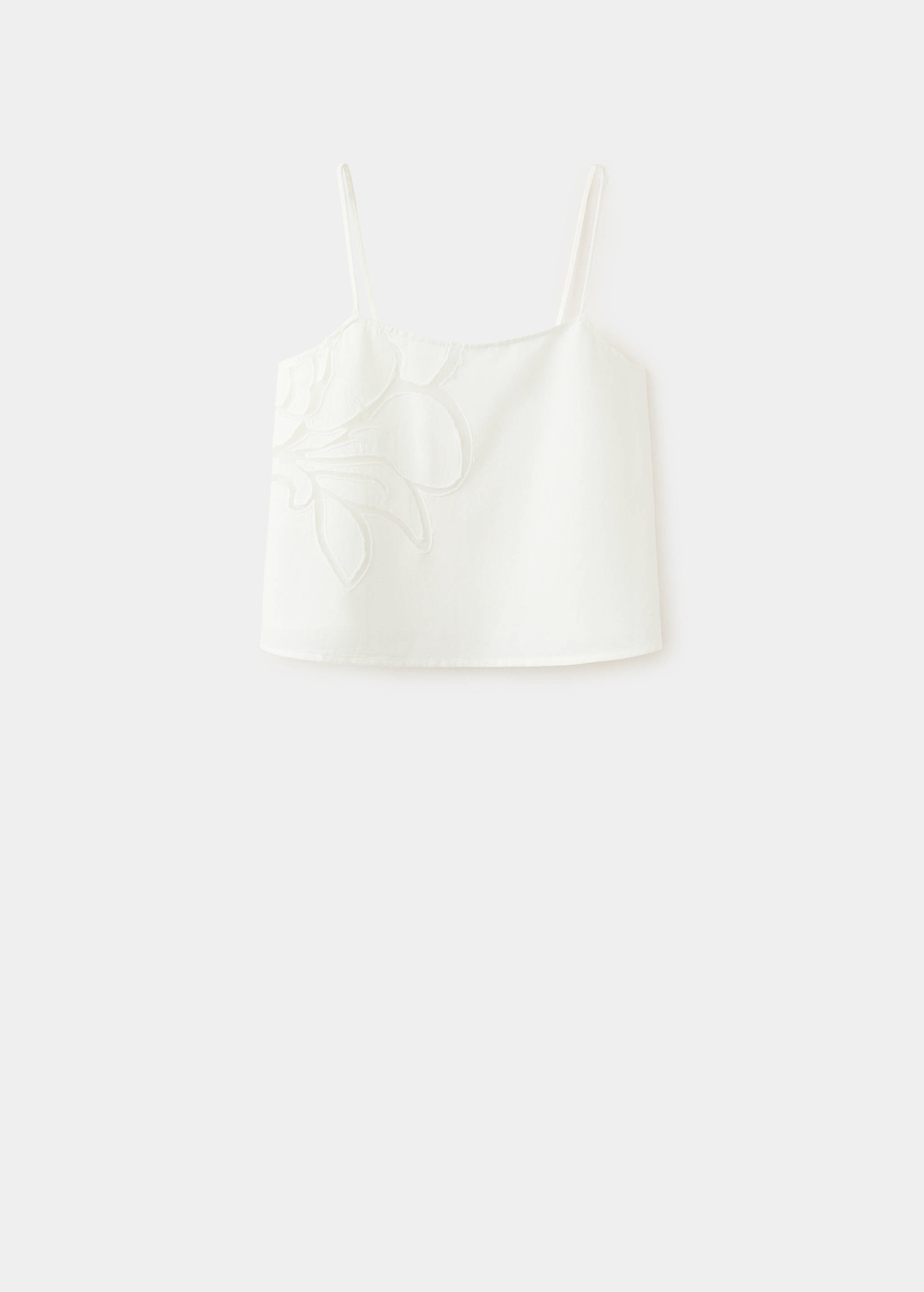 Floral detail strappy top - منتج دون نموذج