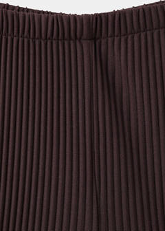 Textured harem pants — Chocolate 6