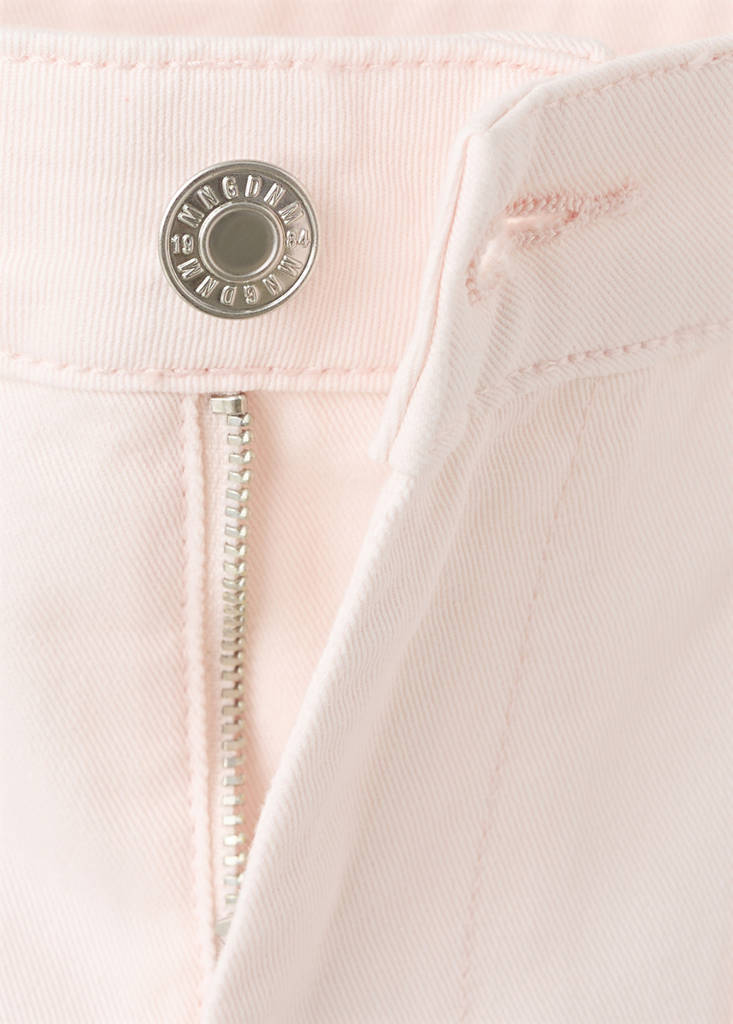 Pocket cargo jeans — Pastel Pink