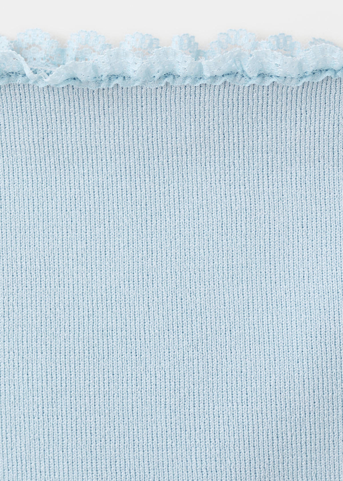 Short pleated skirt — Sky Blue