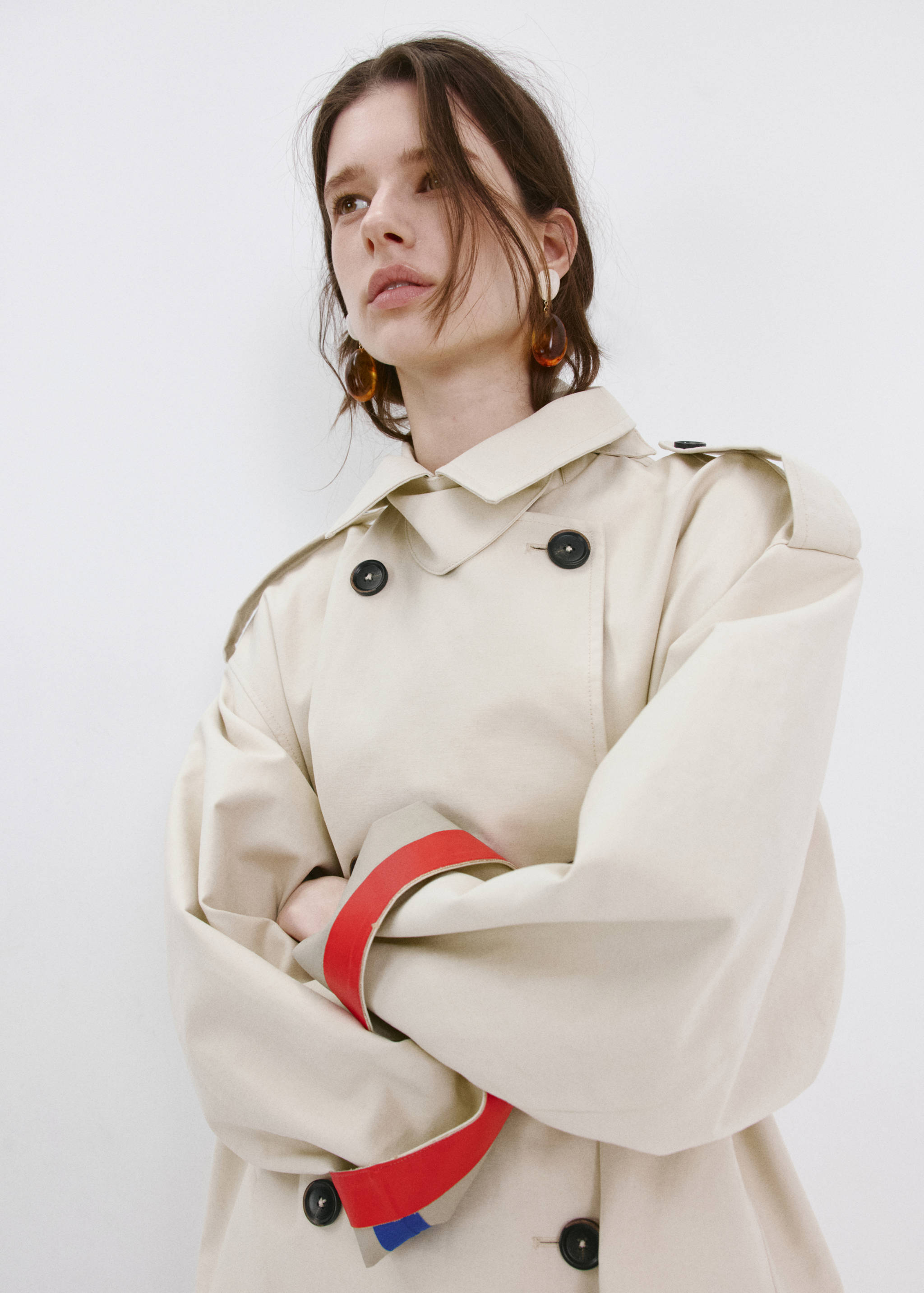 Mixed pendant earrings - General plane