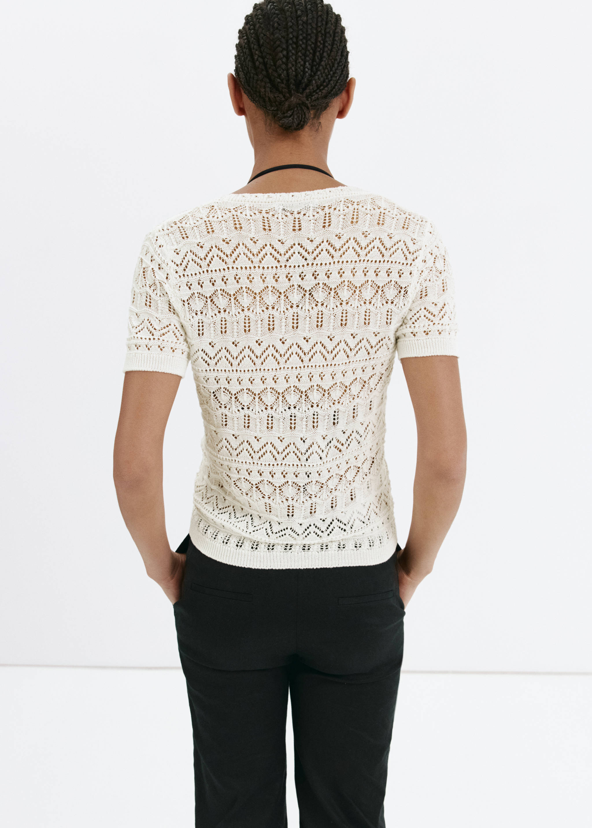 Cardigan sikan - Reverse of the article