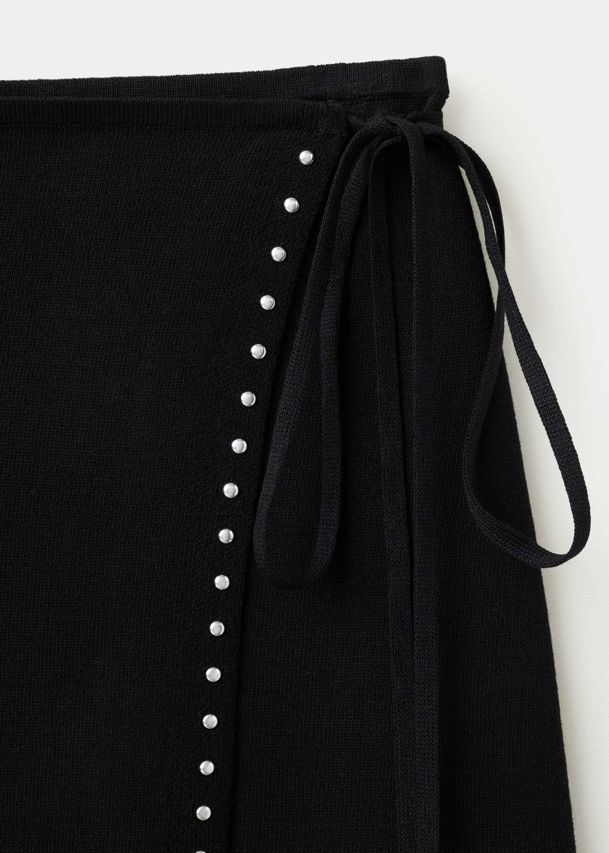 Studded wrap skirt - Details of the article 0
