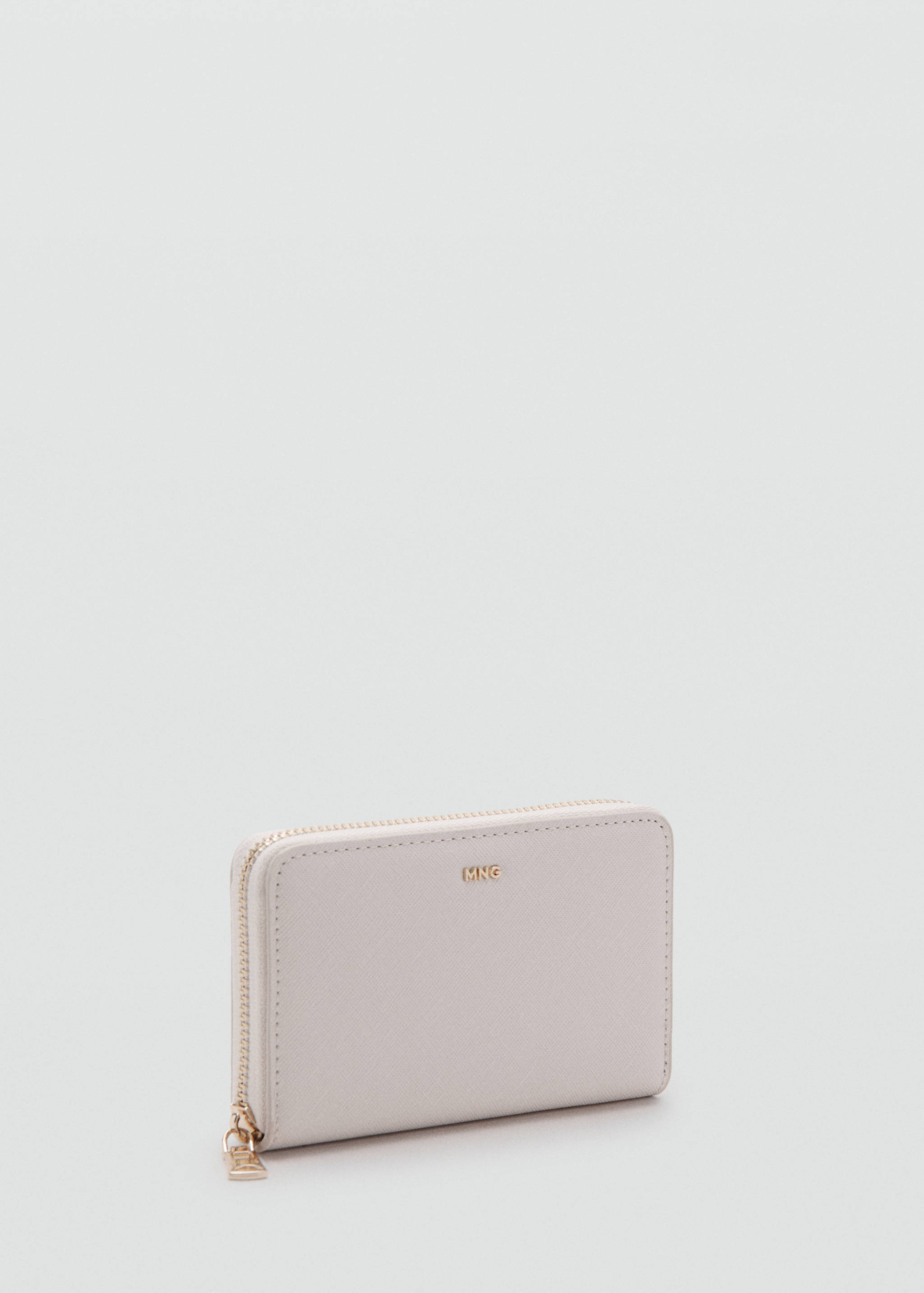 Billetera mediana efecto safiano - Plano medio