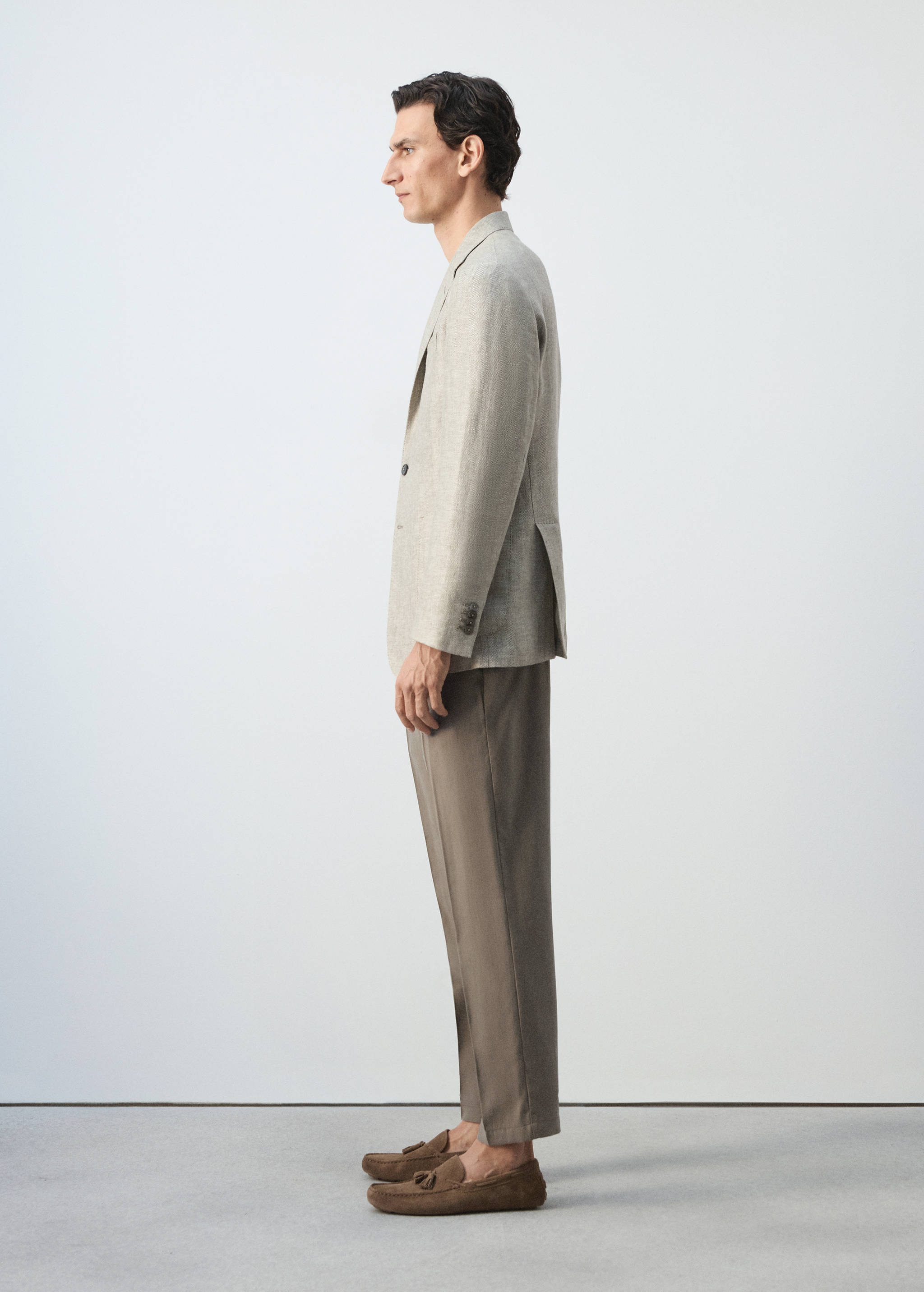 Americana traje 100% lino slim fit - Detalle del artículo 2