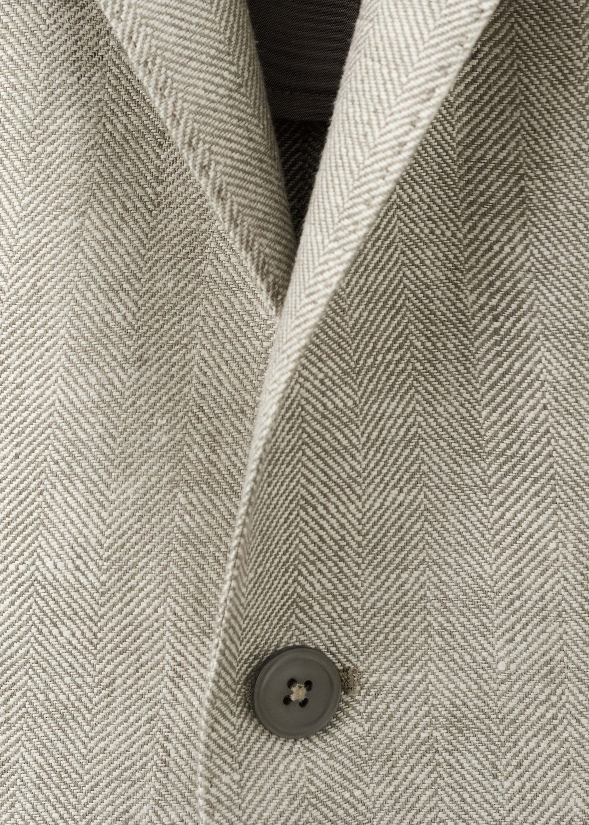 Americana traje 100% lino slim fit - Detalle del artículo 8, Verde. Ref: 37061391-00.