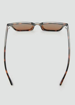 Rectangular-frame sunglasses — Chocolate 3