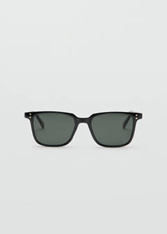 Rectangular-frame sunglasses — Black 1