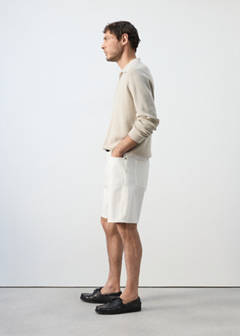 Straight-fit denim bermuda shorts — Off White 5