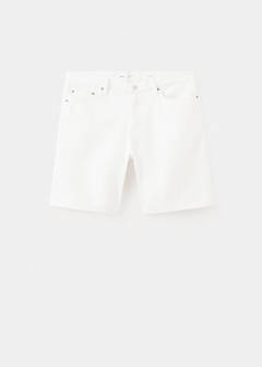 Straight-fit denim bermuda shorts — Off White 7