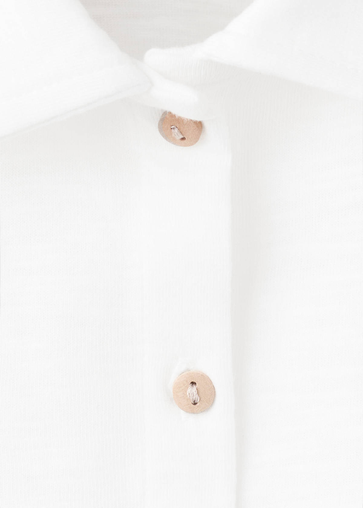 Buttoned cotton shirt — Off White