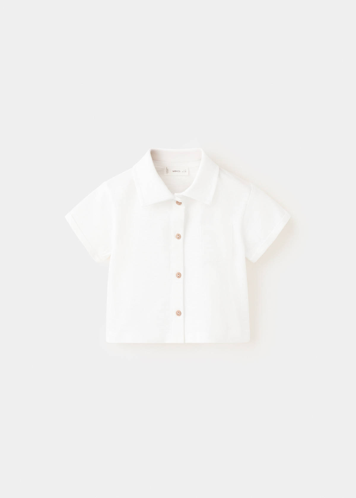 Buttoned cotton shirt — Off White
